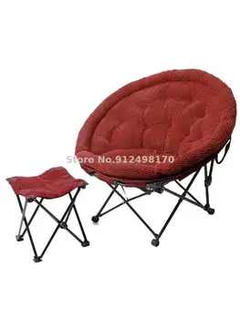 Laisk diivan tool ühtne diivan kokkuklapitavad vaba aja veetmise rõdu magamistuba lounge tool kangaga lihtne Moon tool eemaldatav ja pestav