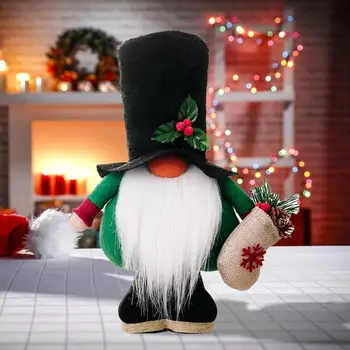Jõulud Ainulaadne Pidulik Jõulud Näota Nukk Seisab Pikk Habe Suur Nina Skandinaavia Eakate Gnome Kaunistama Kodu