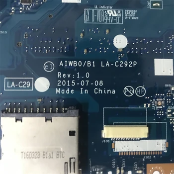 AIWBO/B1-LA-C292P LENOVO B41-30 Emaplaadi Main Board N3060 CPU Sülearvuti Emaplaadi 100% Täielikult Testitud