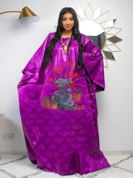 Bazin Rikas Kleidid Naistele Traditsiooniline Kleit Rüü Africaine Bazin Riche Õhtul Hommikumantlid Pulm Kleit Naistele Peokleidid