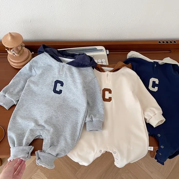 MILANCEL Uus aasta Sügisel Baby Sipukad Imiku Kapuutsiga C Kombekas Väikelapse Poisid Outwear