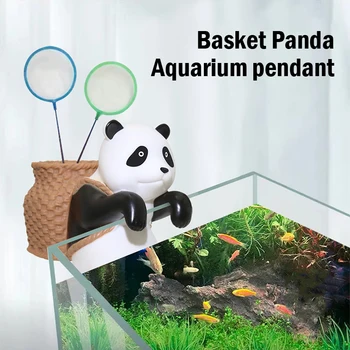 Kala Tank Teenetemärgi Korvi Panda Dekoratiivsed Akvaariumis Rippuvad Loominguline Ornament