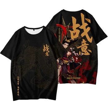 Anime Lill Fox T-Särk, Naiste, Meeste Lühikese Varrukaga T-särk Mood Harajuku Tshirt Cosplay Kostüüm Camiseta Feminina