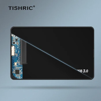 TISHRIC Välise Kõvaketta Puhul on 2,5 inch HDD Case Sata to USB2.0 USB 3 Kõvaketta Ruum 2.5 Caddy Kõvaketta Puhul SSD Box
