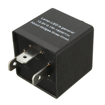 6X 12V 3 Pin LED-Reguleeritav Auto Flasher Flash Relee suunatule Indikaator